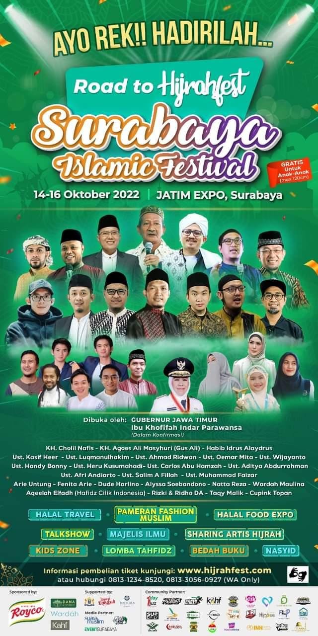 Akhir Pekan, Yuk Datang ke Surabaya Islamic Festival!